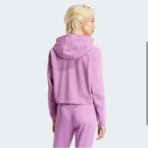 Adidas Lavender Women's: ADICOLOR 3-STRIPES SHORT HOODIE